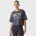 Camiseta New Balance Reimagined Washed - Feminina PRETO
