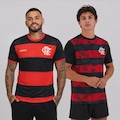 Kit 2 Camisas do Flamengo Arbor e Emoção Masculina PRETO