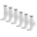 Kit Meias Esportivas Penalty Cano Médio com 6 Pares 33-38 Adulto BRANCO