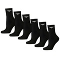 Kit Meias Esportivas Penalty Cano Médio com 6 Pares 33-38 Adulto PRETO
