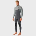 Long John Rip Curl E-Bomb 3/2 mm Zip Free Charcoal Grey Importado - Masculino CINZA