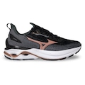Tênis Feminino Mizuno Wave Mirai 8 PRETO/ROSA CLA