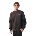 Blusão Moletom Champion Gola Careca Athletic Mini Logo- Masculina MARROM