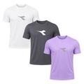 Kit 3 Camisetas Diadora Big Logo Masculino BRANCO