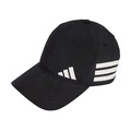 Boné Adulto adidas Training Essentials Três Listras Aba Curva PRETO/BRANCO