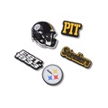 Jibbitz™ Crocs NFL Pittsburgh Steelers Pack Com 5 Peças Única - Unissex BRANCO