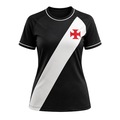 Camisa do Vasco da Gama Sou Raglan Braziline - Feminina PRETO