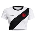 Cropped do Vasco da Gama Raglan Sprint Braziline - Feminino BRANCO