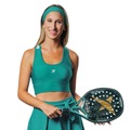 Top e Faixa de Cabelo Drop Shot Greta Giusti Feminino VERDE