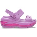 Sandália crocs classic mega crush plataform sandal bubble - Feminino ROSA