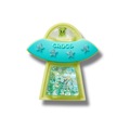 Jibbitz™ Crocs Alien Com Raio de Vaca UNICO - Unissex BRANCO