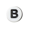 Jibbitz™ Crocs Letra B Pequena UNICO - Unissex BRANCO