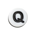 Jibbitz™ Crocs Letra Q Pequena Único - Unissex BRANCO