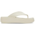 Sandália crocs getaway groove platform flip sandstone - Unissex BEGE