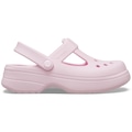 Sandália Crocs Classic Y Jane Clog K ROSA CLARO