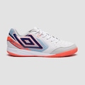 Chuteira Futsal Adulto Umbro Pro 5 Bump Club BRANCO/CINZA CLARO