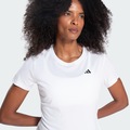 Camiseta Poliéster Adidas Feminina BRANCO/PRETO