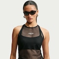 Camiseta Regata Nike Street Graphic Sheer Feminina PRETO/BRANCO