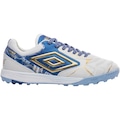 Chuteira Society Adulto Umbro Ada Master Class Pro Bump BRANCO/AZUL