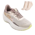 Tênis Feminino Fila BV Outrun e Meia FL26 BEGE