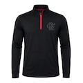 Blusão do Flamengo Tato com Ziper Braziline - Masculino PRETO