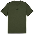 Camiseta Puma Small Logo Centered Masculina VERDE ESCURO