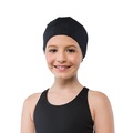 Touca de Natação Infantil Trinys Helanca PRETO