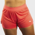 Shorts Fila Basic Train Double II Feminino LARANJA