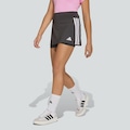 Shorts Saia adidas Train Essentials Três Listras Infantil PRETO