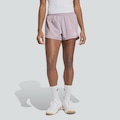 Shorts adidas Pacer Workout Cintura Alta Feminino ROSA