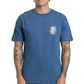 Camiseta Hurley Surf Skull SM27 Masculina AZUL ESCURO