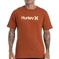 Camiseta Hurley O&O Solid SM27 Masculina MARROM