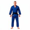 Kimono Judô Kaze MKS Combat Masculino AZUL ESCURO