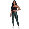 Conjunto Fitness Top Faixa Tube e Calça New Zig Vekyo Feminino VERDE