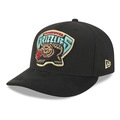 Bone New Era 9FIFTY Pre-Curved Vancouver Grizzlies Suede Masculino PRETO