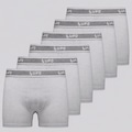 Kit 6 Cuecas Boxer Lupo Basic com Elastano CINZA
