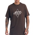 Camiseta MCD Espada Caligrafiti Curs Masculina MARROM