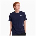 Camiseta Puma ESS Small Logo Poly Tee Masculina AZUL ESCURO