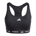 Top adidas Suporte Médio Techfit Feminino PRETO