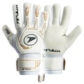 Luva Goleiro Profissional Poker Hug Flex 5 BRANCO/PRETO