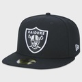 Boné New Era 59FIFTY Aba Reta NFL Las Vegas Raiders 7 3/8 NAO SE APLICA