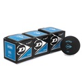 Bola de Squash Dunlop Intro Pack Com 03 Bolas PRETO