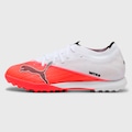 Chuteira Society Adulto Puma Ultra Nitro 7 Match BRANCO/VERMELHO