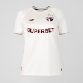 Camisa do São Paulo 26/27 New Balance Feminina OFF WHITE