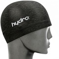 Touca de Natação Hydro PU Polyflex 3.0 Adulto PRETO/BRANCO