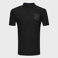Camisa Polo do Corinthians Coimbra Masculina PRETO
