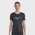 Camiseta Mizuno Focus Stamp 2 Feminina PRETO