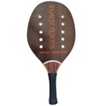 Raquete de Beach Tennis Sakis Sport Madeira Artesanal Adulto MARINHO/BCO/AMARELO