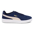 Opção de cor AZUL/OURO de Tênis Unissex Puma Court Classic Clean BDP