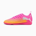 Chuteira Futsal Infantil Puma Future 9 Play IT ROSA/AZUL